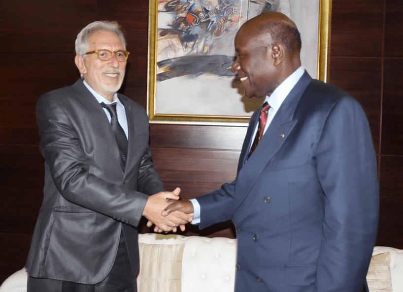 inauguración del sistema fotovoltaico de Abidjan