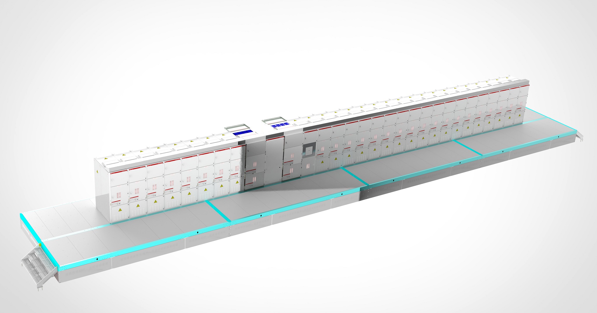 MV switchgear on basement for Bolivia