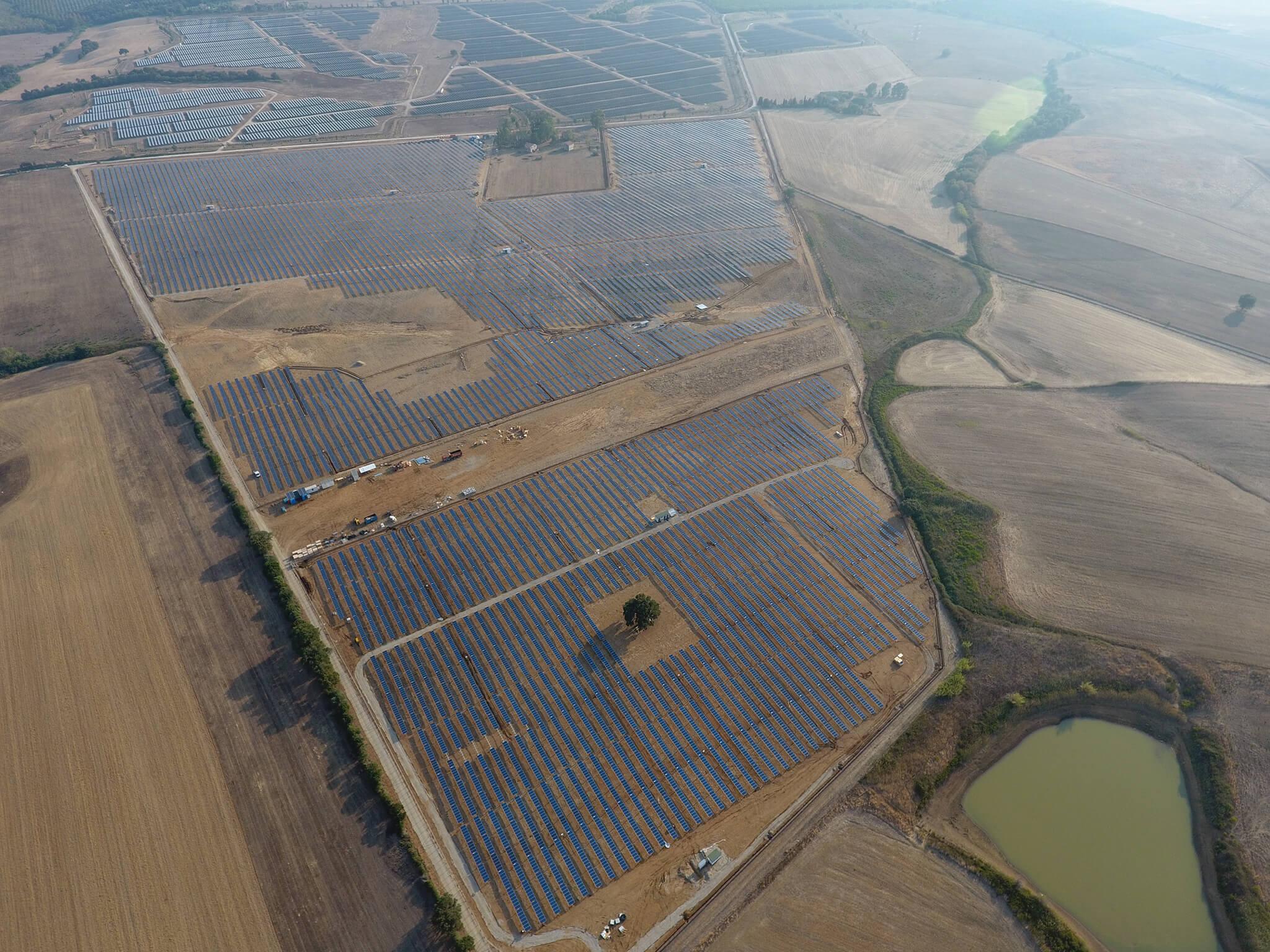 Parco fotovoltaico per Montalto di Castro, Italia