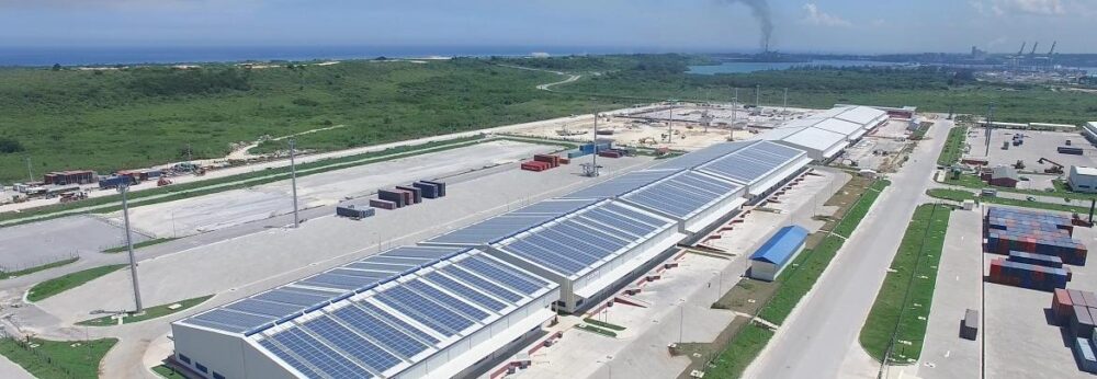 Parque fotovoltaico de techo, e Mariel, Artemisa, Cuba