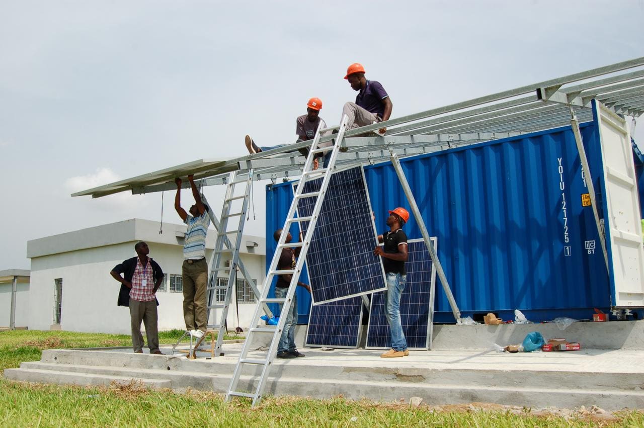 E-house for PV systems in Ivory Coast, Africa