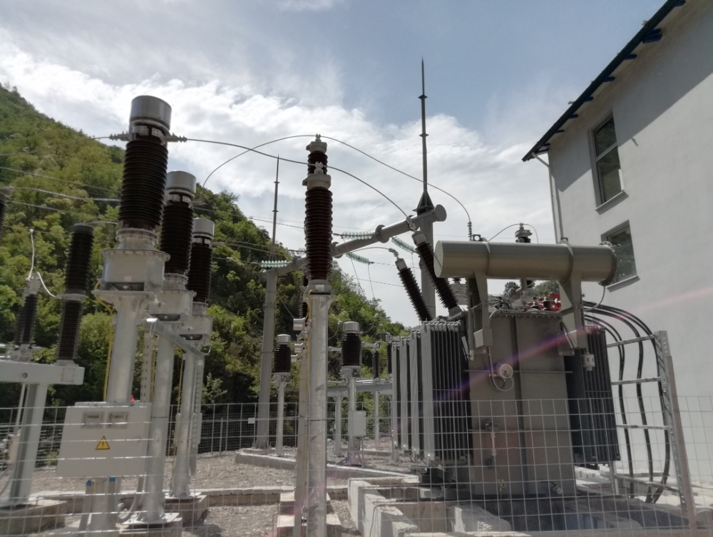 HV electrical substation for Albania, Europe