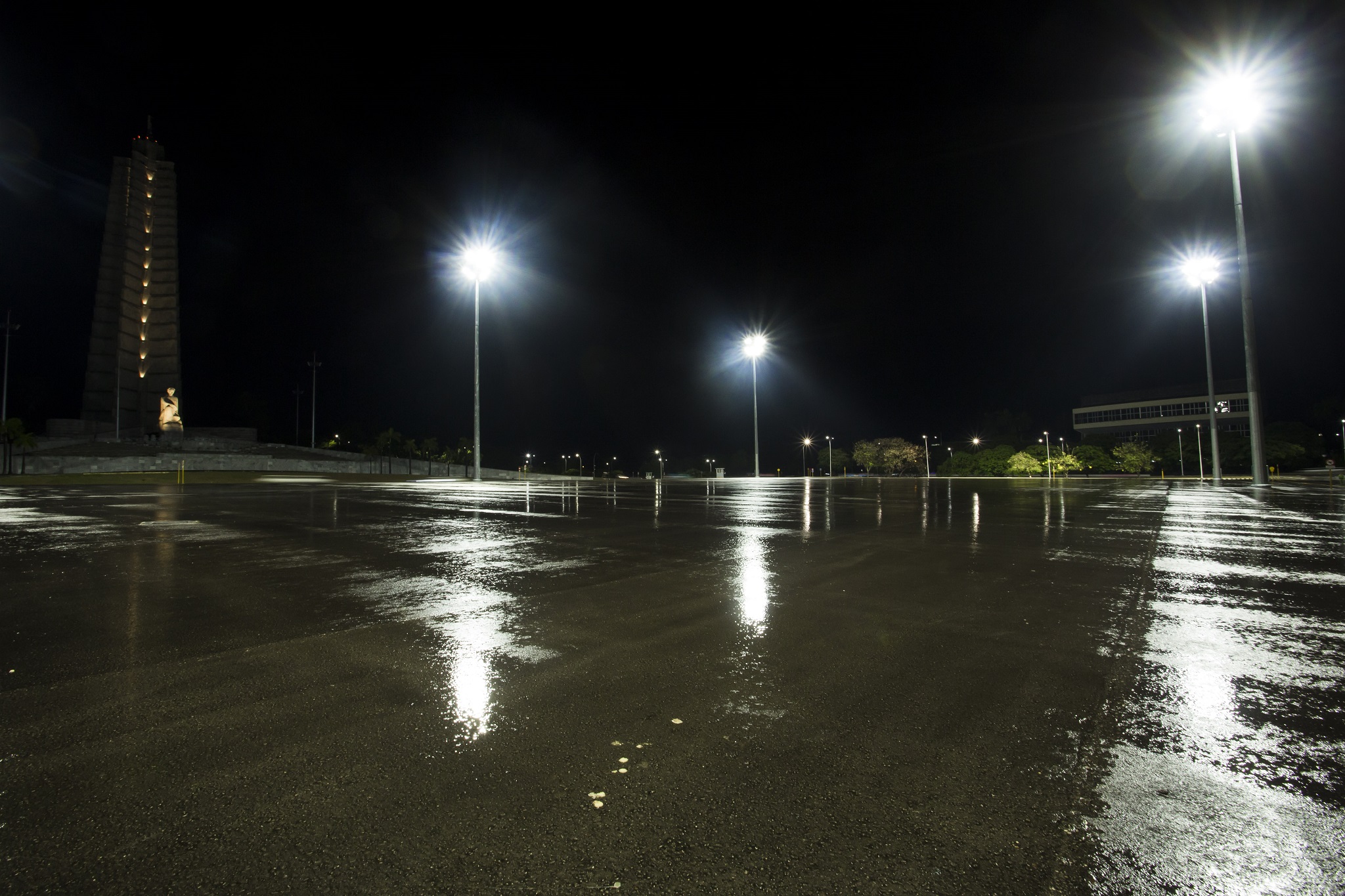 LED lamps for Plaza de la Revolucion