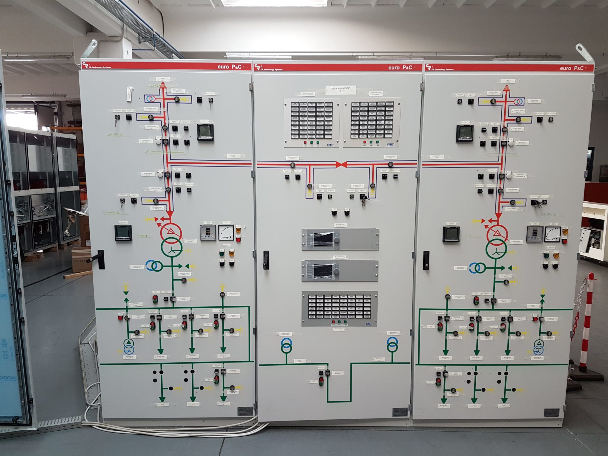 Sous station Indoor HT MT 110 13 8kV 25MVA CR Technology Systems