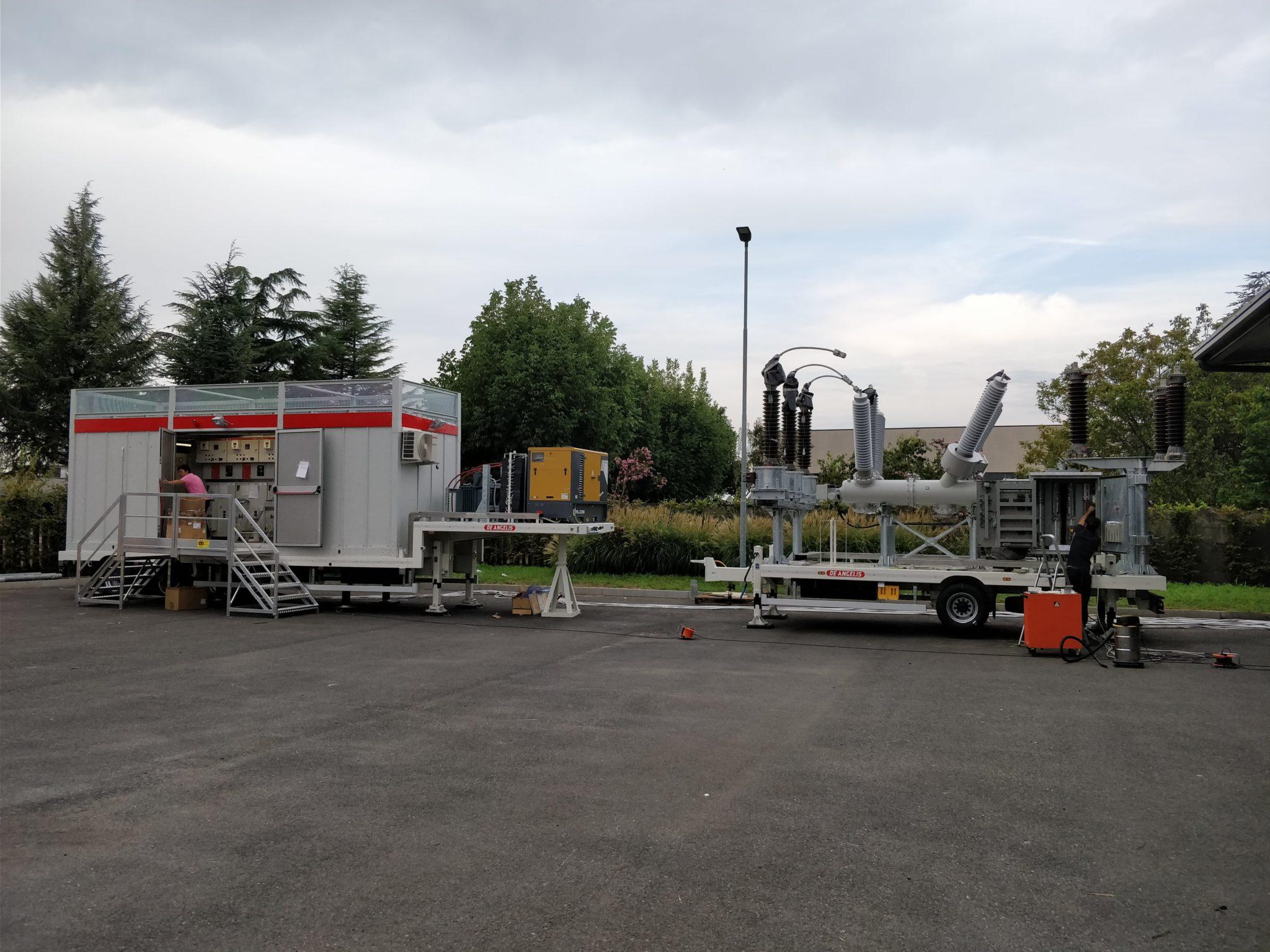 mobile substation for Albania, Europe