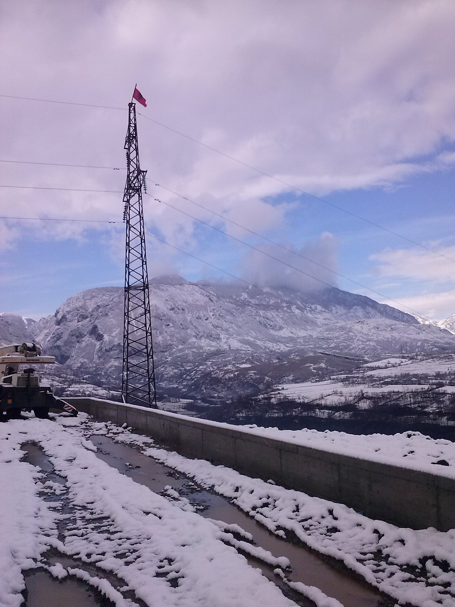 Subestación eléctrica para el suministro de electricidad Albania