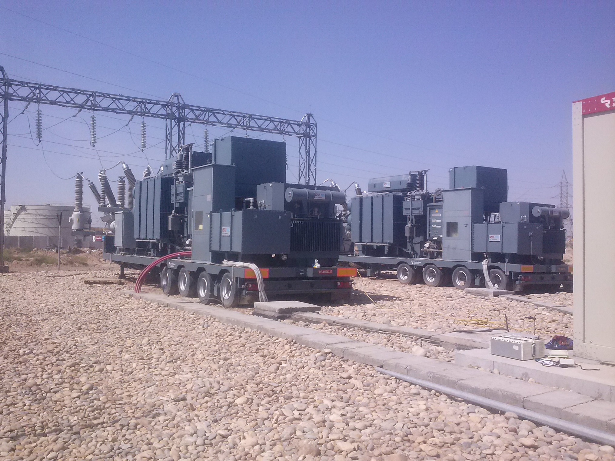 two mobile substations for Iraq