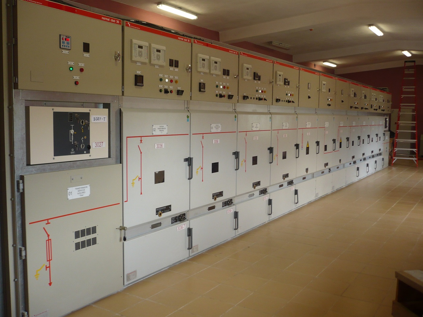 HV electrical substation in Cuba, South America