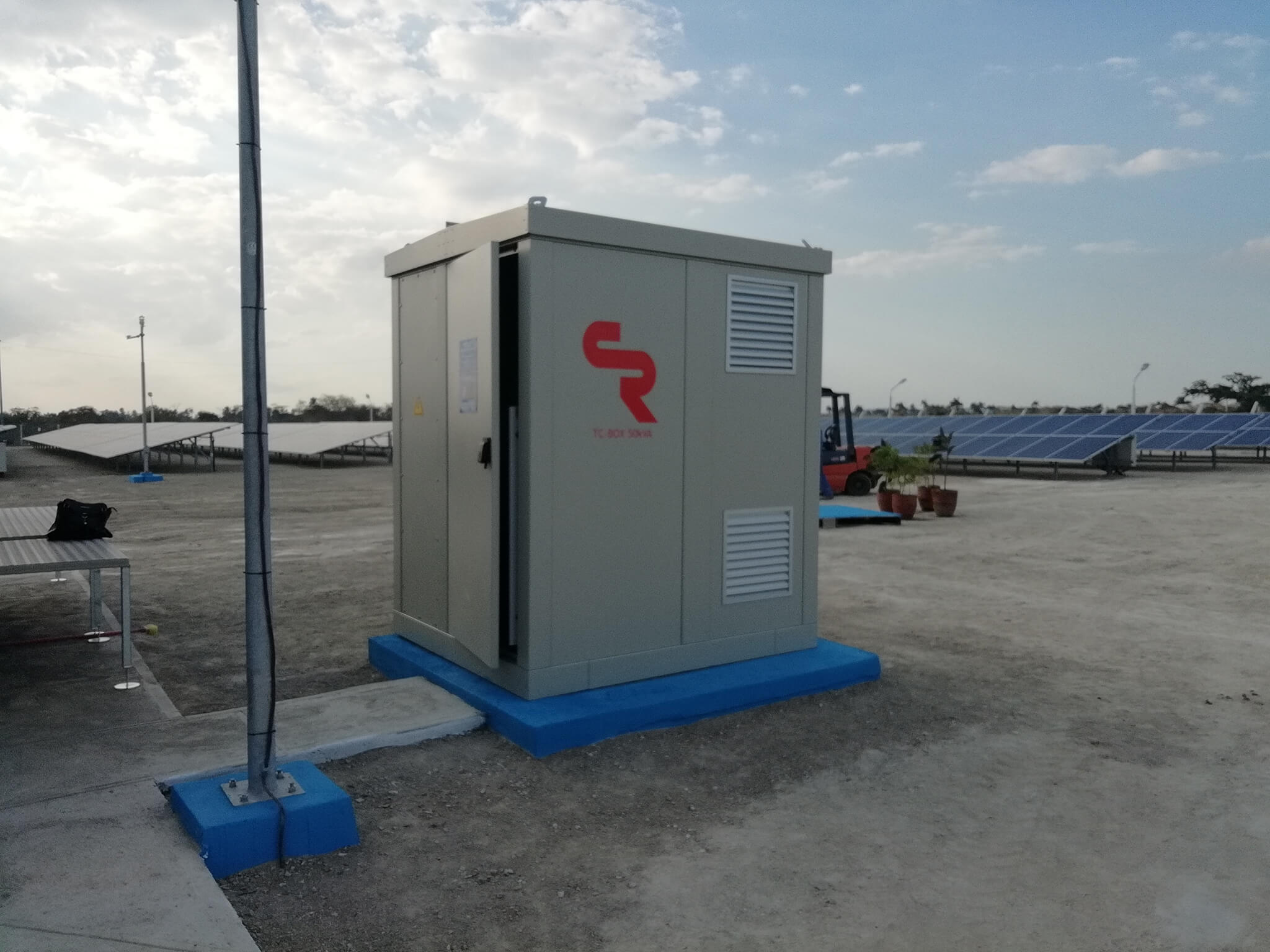 subestación eléctrica de distribución secundaria
