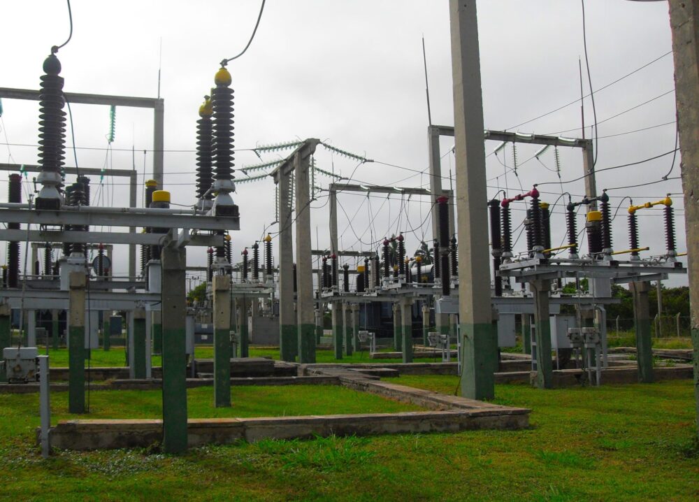 Subestación Electrica de alta tensión AT