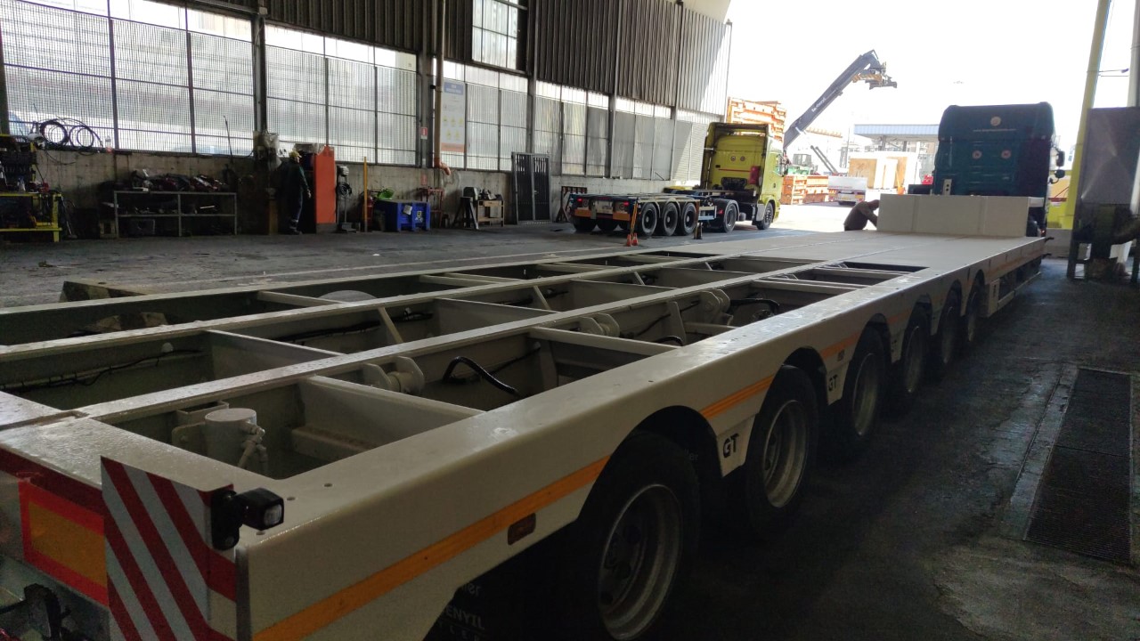 Sottostazione Mobile trailer skid Enel