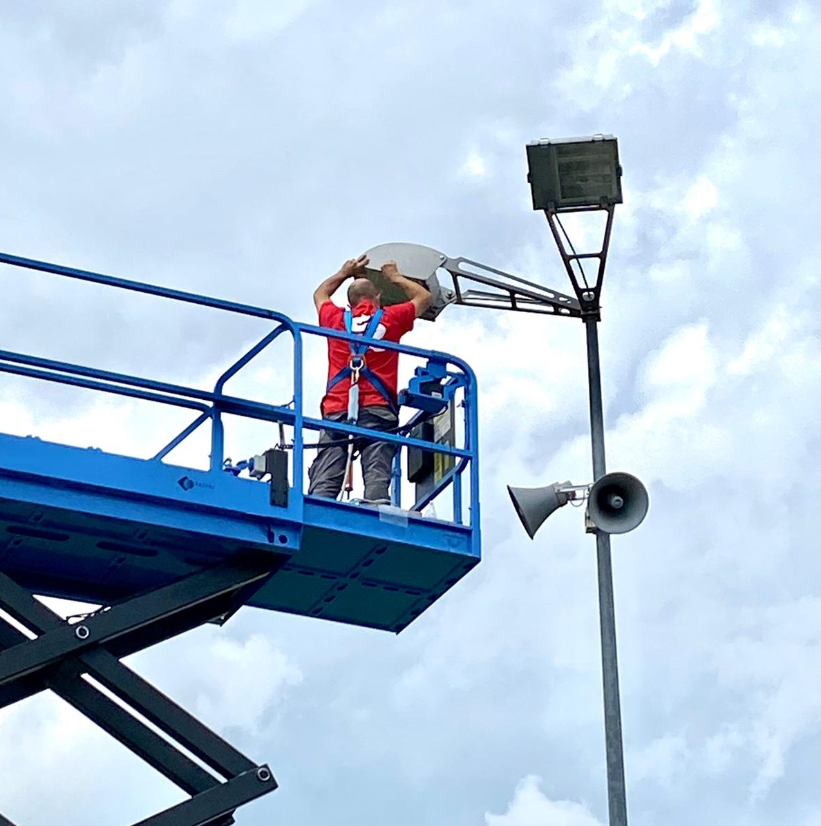 Plan de maintenance siège Gewiss - Bergamo éclairage usine, Bergamo, en Italie.