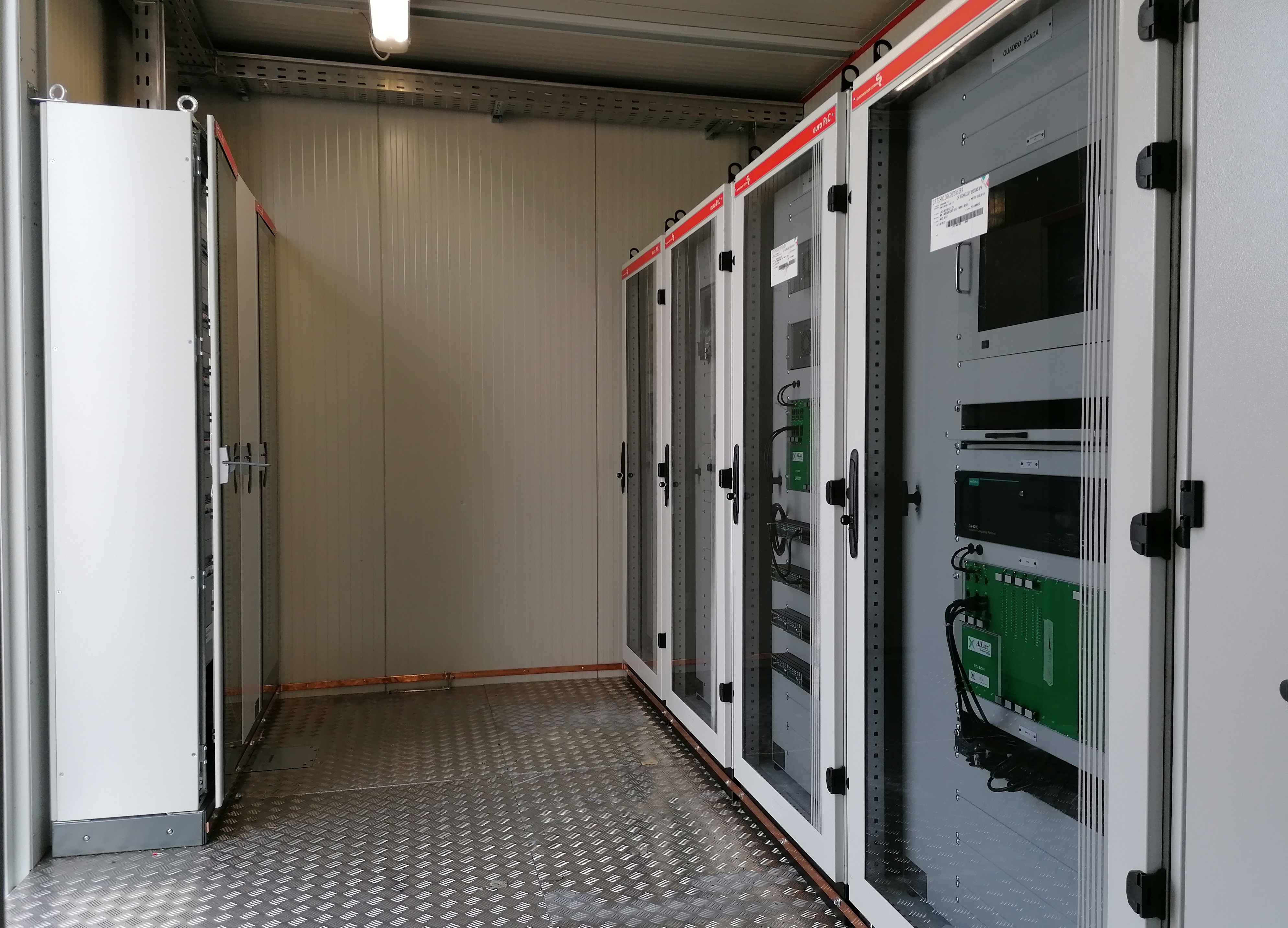 LV equipment and SCADA system for photovoltaic in Viterbo, italy
