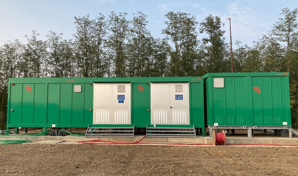 subestacion eléctrica STC-Box enchufable para parque fotovoltaico en Trecate (1)