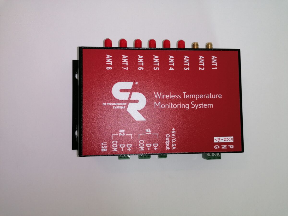 Reader connesso ai sensori RFID per il monitoraggio della temperatura