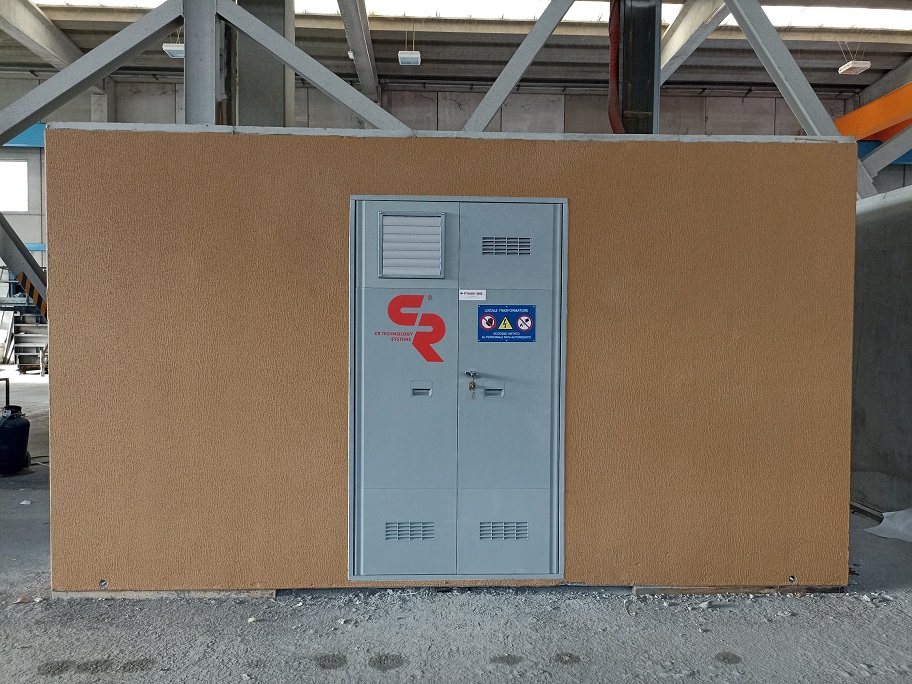cabine de transformateur STC-Kiosk photovoltaïque Cuneo, Italie