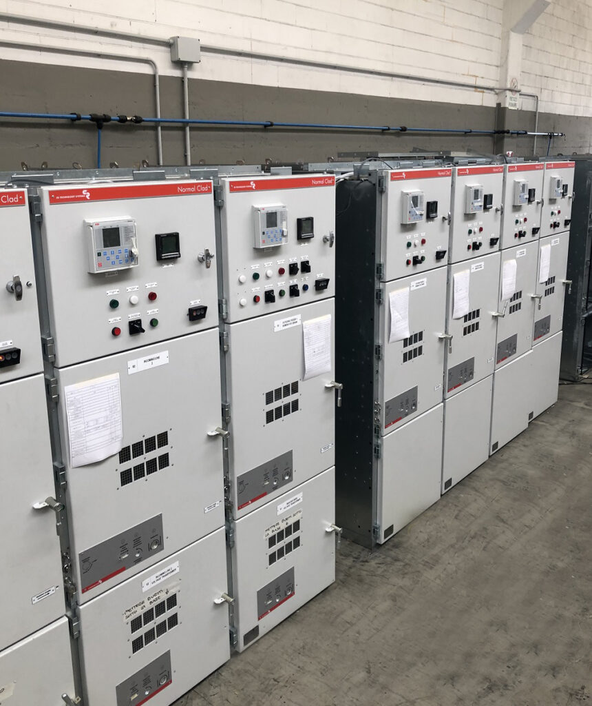 MV Normal Clad switchgears for steelwork plant CR Technology Systems