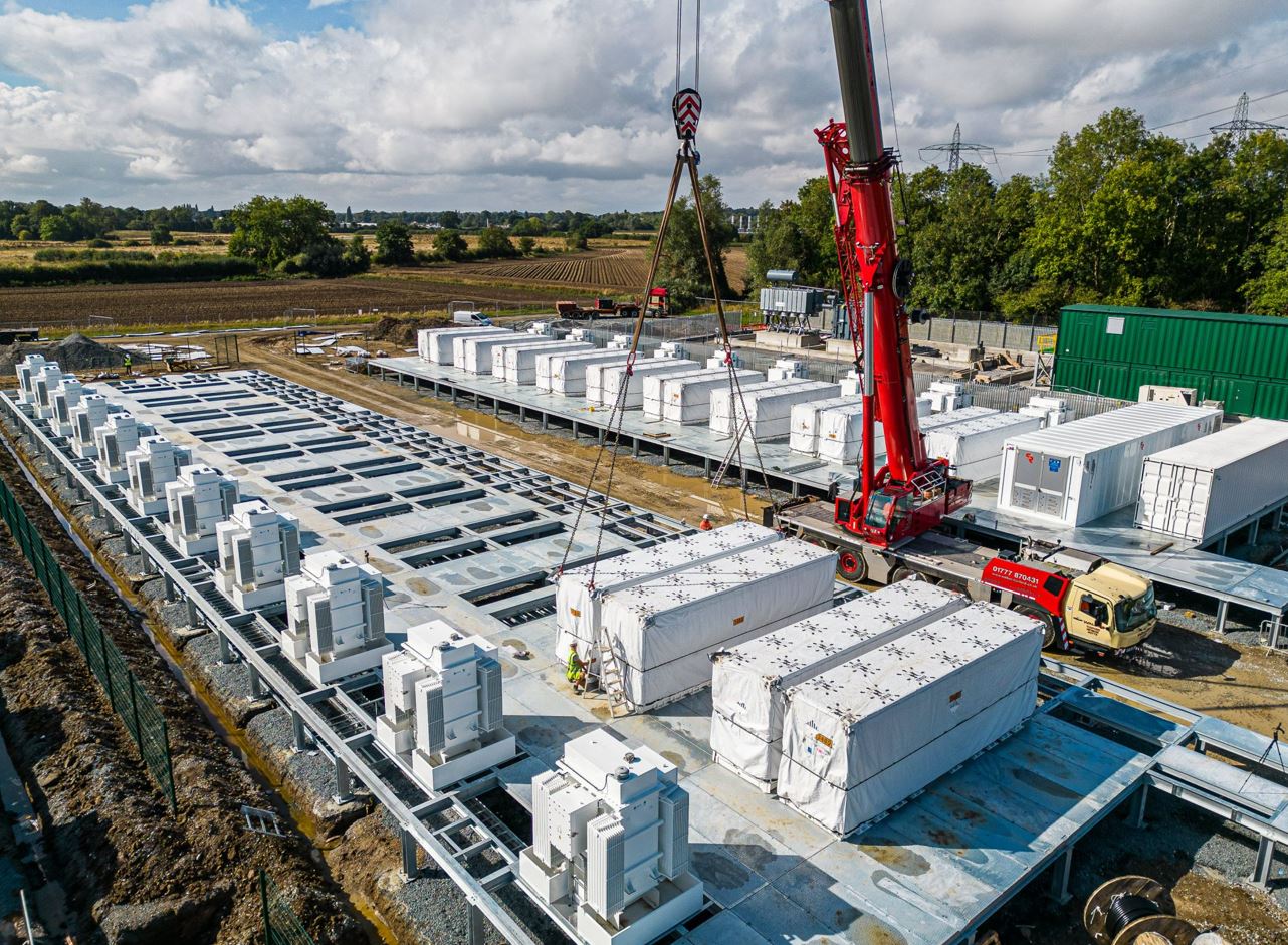 BESS Battery Energy Storage Sysyem Pillswood United Kingdom for Harmony Energy