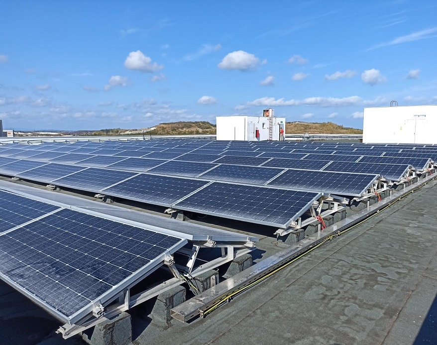 Impianto FV fotovoltaico su tetto per cuba con sistema di supervisione (1)