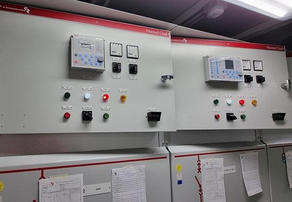 Protection relay ABB for MV electrical switchgear