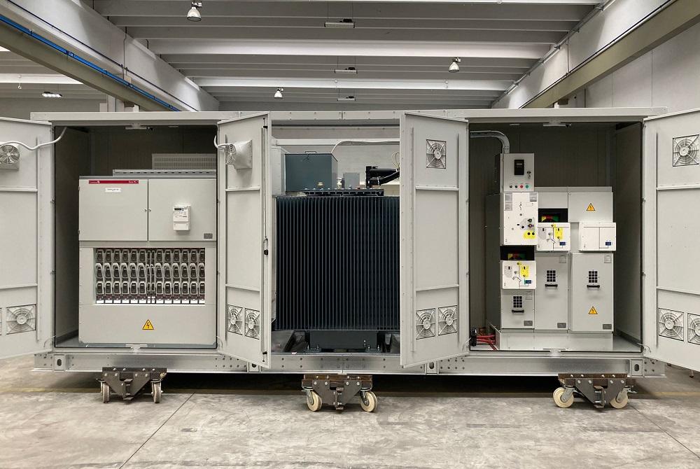 tailor made Skid transformation cabins with oil transformers
