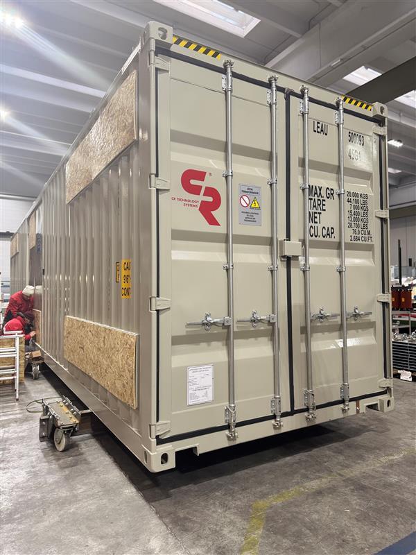 Container iso - plug in solution for energy distribution
