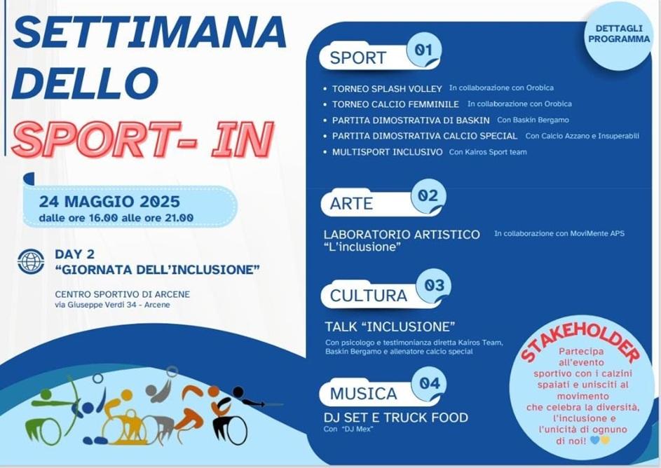 Orobica attività sportive e culturali 2025 - sport and cultural activities at Arcene sport center with Orobica women's football