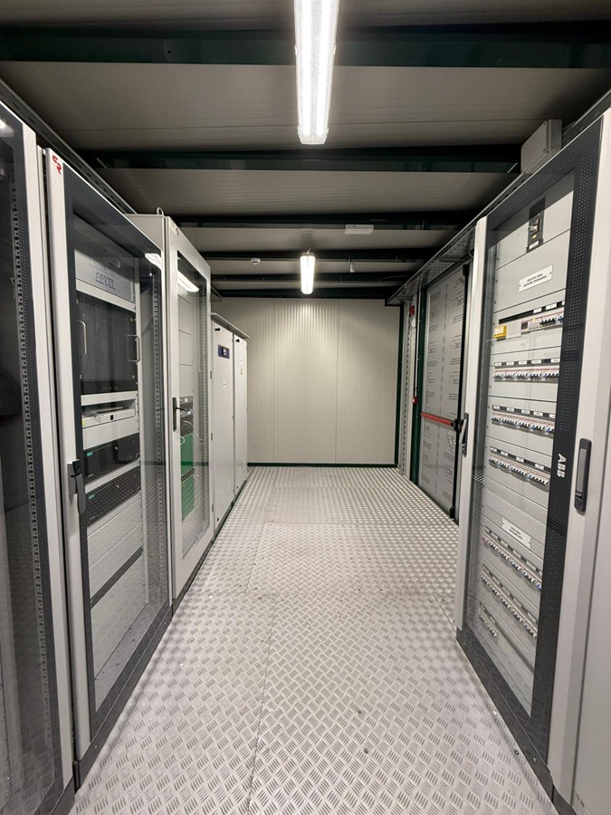 Low voltage- LV room protection and control panels of an EHouse switching station