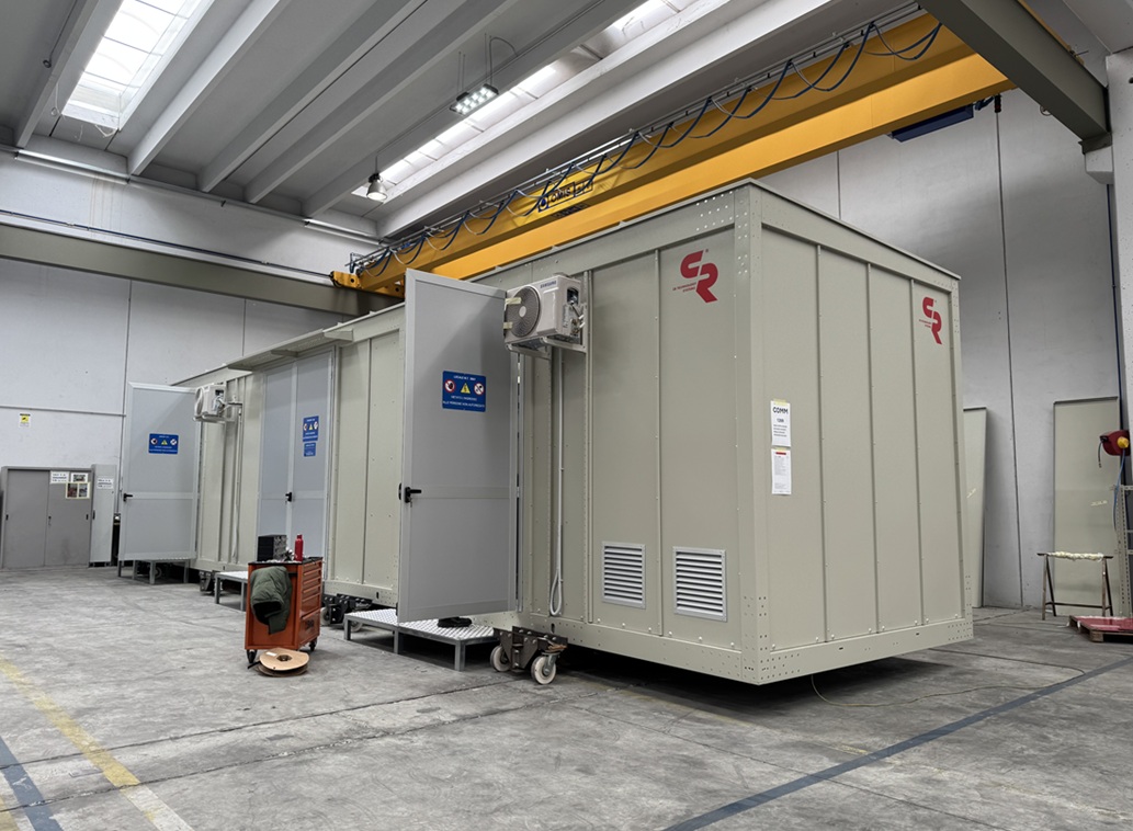 eHouse switchroom per agrifotovoltaico Montalto di Castro - Viterbo