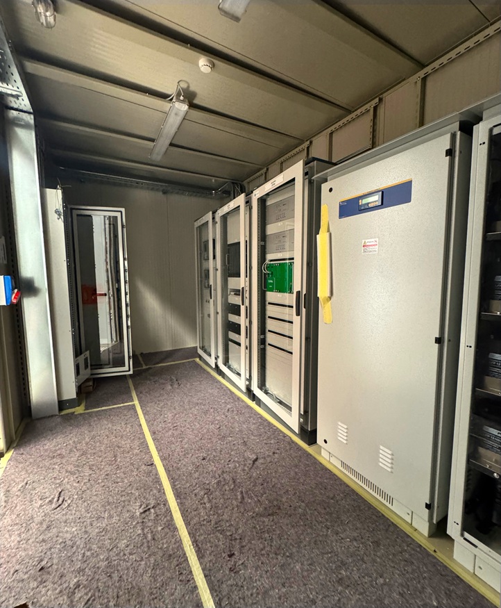 MV switchroom eHouse equipped with switchgear for agrivoltaic