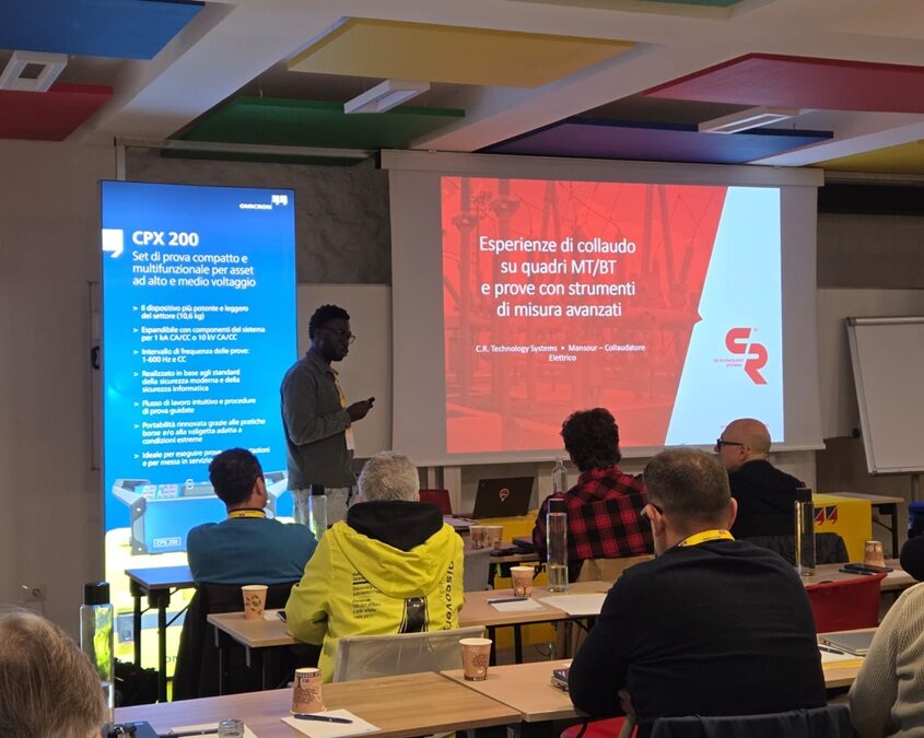 Omicron for our air insulated AIS medium voltage MV switchgear CRTS ATR