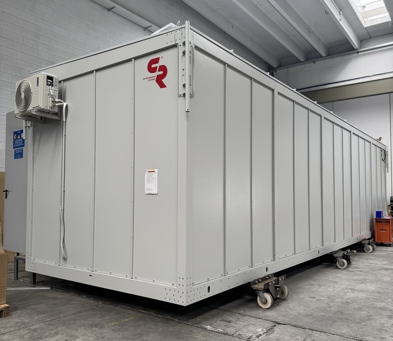 eHouse per impianto BESS accumulo batteria in Wallonia Belgio