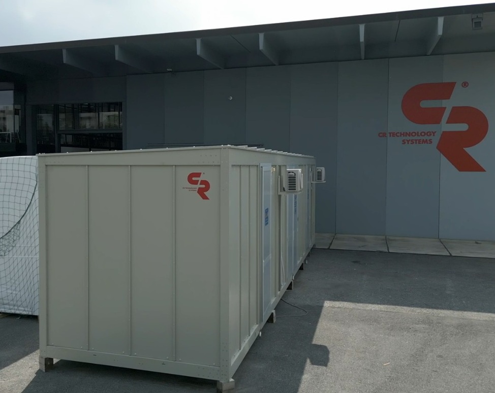 eHouse, switchroom, destinata all’impianto di Guinza Grande a Montalto di Castro, Viterbo.