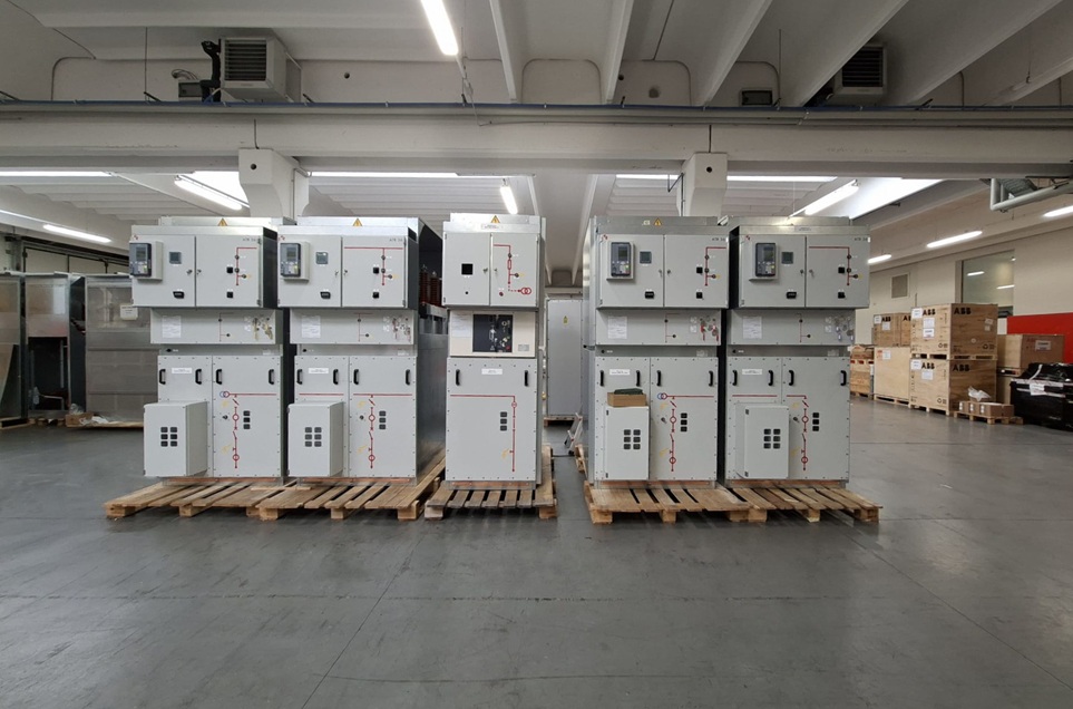 Giugliano FV park in Naples, we are delivering 3 complete switchrooms, Italy