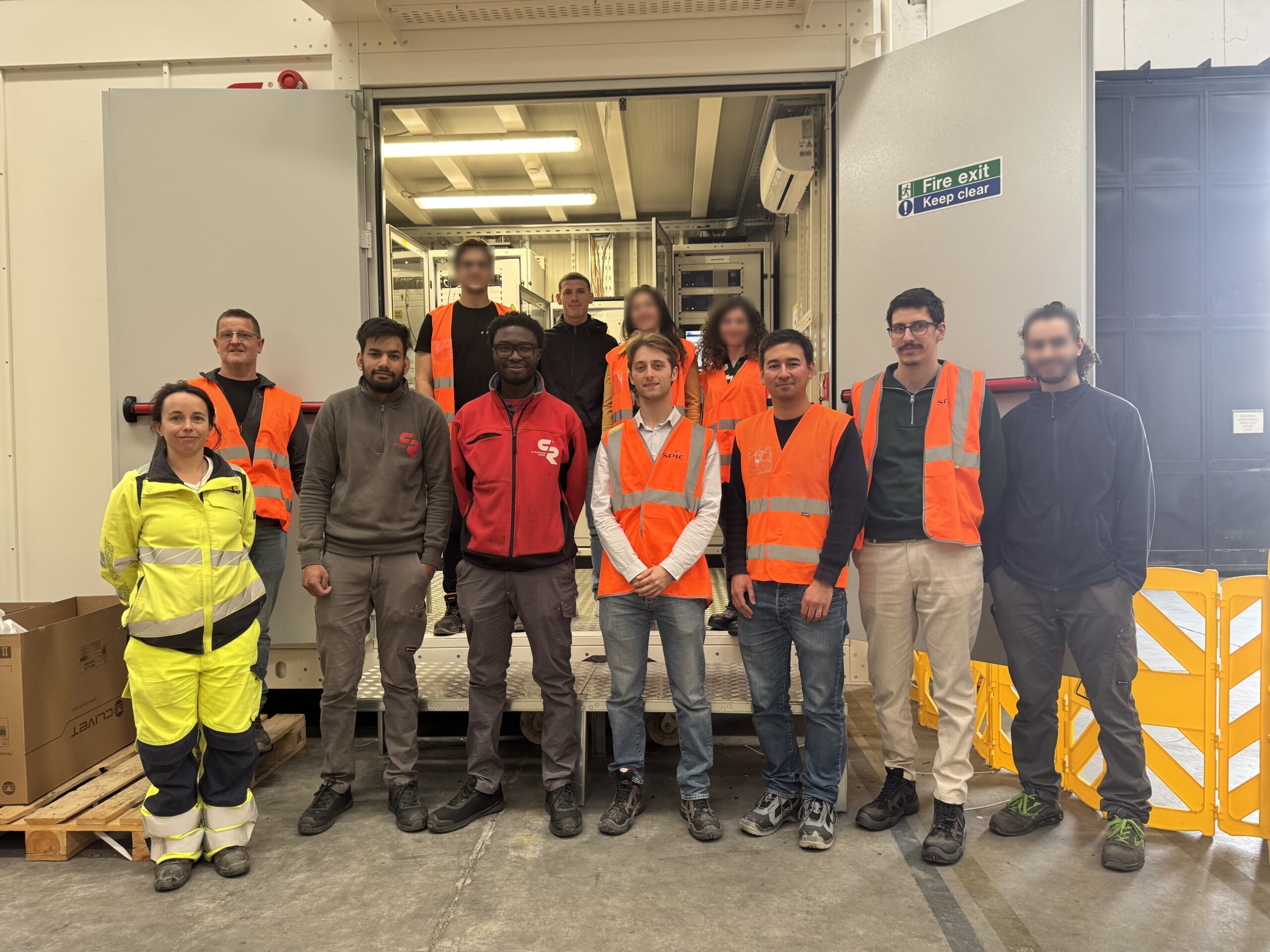 Tesla Harmony Energy SPIE CR Technology systems, all together for FAT tests.