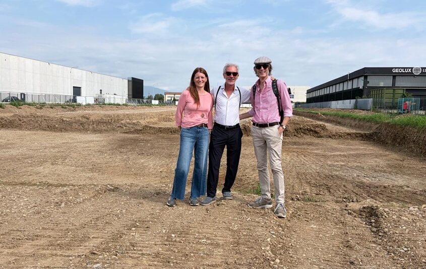 beginning of construction works for our new Headquarters in Ciserano, hashtag#Bergamo.