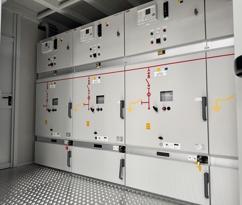 eHouse with electrical MV switchgear